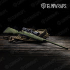 Shredded Army Green Camo Rifle Gun Skin Vinyl Wrap