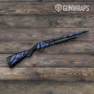 Sharp Blue Midnight Camo Shotgun Gun Skin Vinyl Wrap