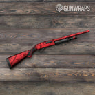 Sharp Elite Red Camo Shotgun Gun Skin Vinyl Wrap