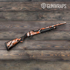 Sharp Orange Tiger Camo Shotgun Gun Skin Vinyl Wrap