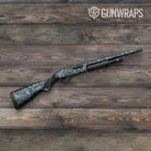 Stone Blue Bordeaux Marble Shotgun Gun Skin Vinyl Wrap