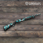 Cumulus Tiffany Blue Tiger Camo Shotgun Gun Skin Vinyl Wrap