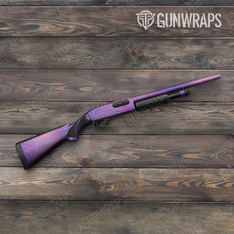 Damascus Shotgun Gun Skin Vinyl Wraps