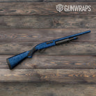 Digital Elite Blue Camo Shotgun Gun Skin Vinyl Wrap