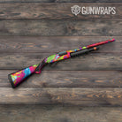 Paint Splatter Magenta Shotgun Gun Skin Vinyl Wrap