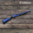 Rust 3D Royal Blue Shotgun Gun Skin Vinyl Wrap