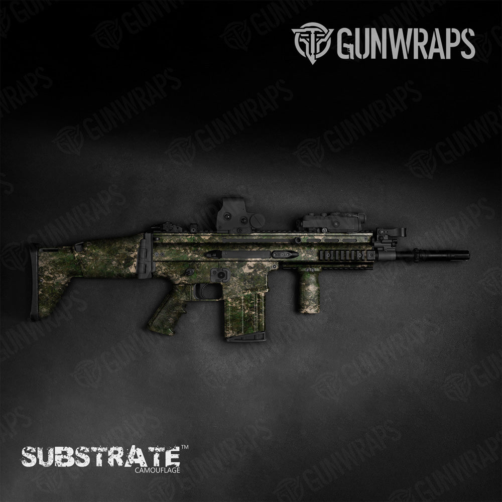 Tactical Substrate Shift Camo Gun Skin Vinyl Wrap Film