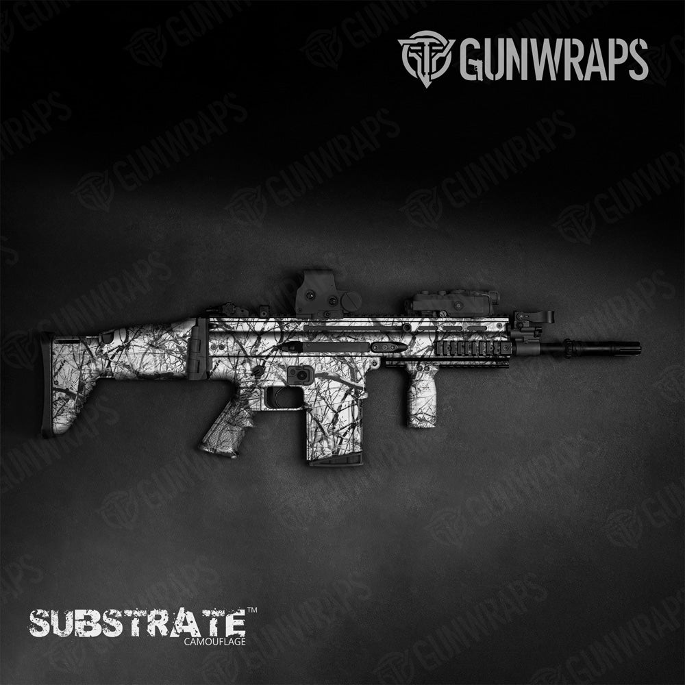 Tactical Substrate Snow Stalker Camo Gun Skin Vinyl Wrap Film