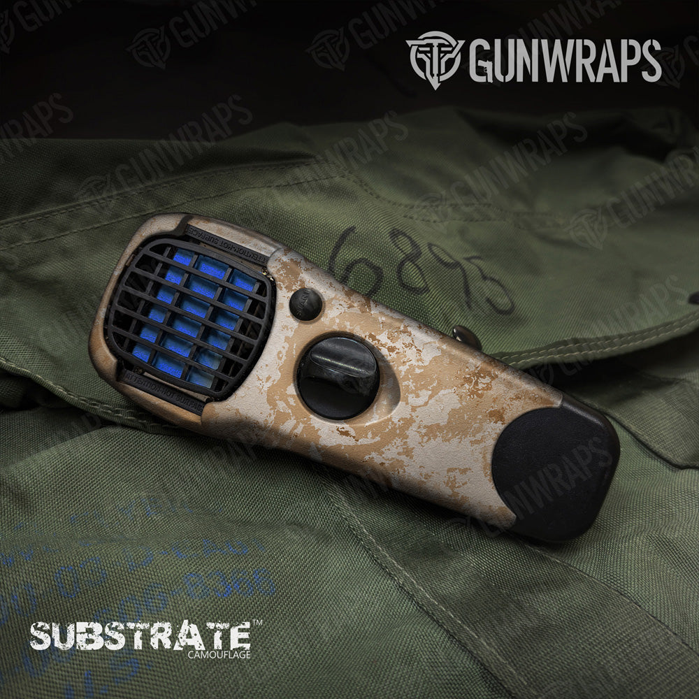 Thermacell Substrate Sedona Sand-Dune Camo Gear Skin Vinyl Wrap Film