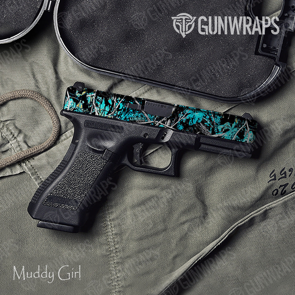 Pistol Slide Muddy Girl Serenity Camo Gun Skin Vinyl Wrap