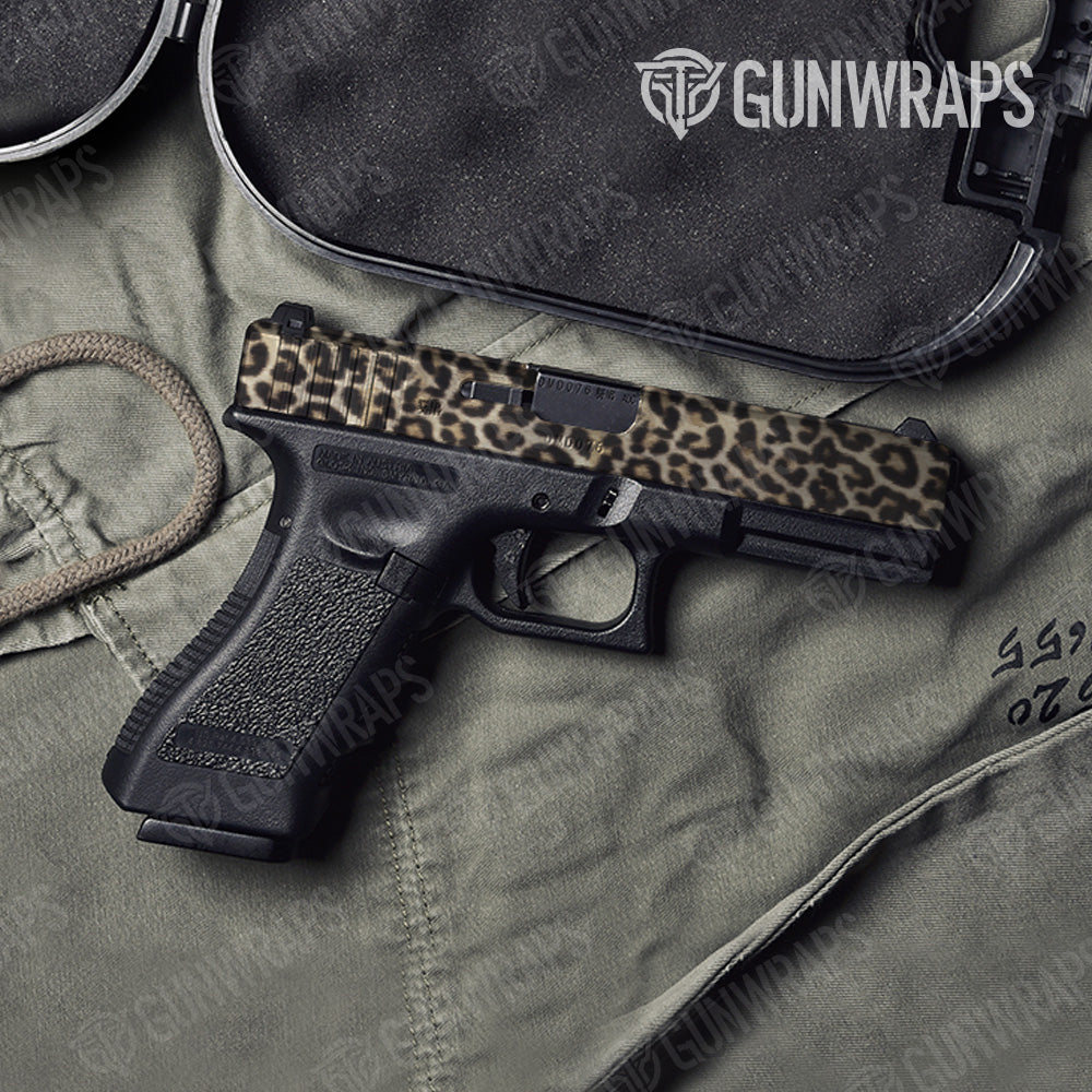 Animal Leopard Pistol Slide Gun Skin Vinyl Wrap