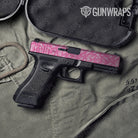 Bandana Pink White Pistol Slide Gun Skin Vinyl Wrap