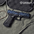 Classic Blue Urban Night Camo Pistol Slide Gun Skin Vinyl Wrap