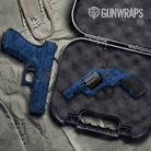 Classic Elite Blue Camo Pistol & Revolver Gun Skin Vinyl Wrap