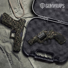 Classic Militant Green Camo Pistol & Revolver Gun Skin Vinyl Wrap