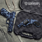 Cumulus Blue Urban Night Camo Pistol & Revolver Gun Skin Vinyl Wrap