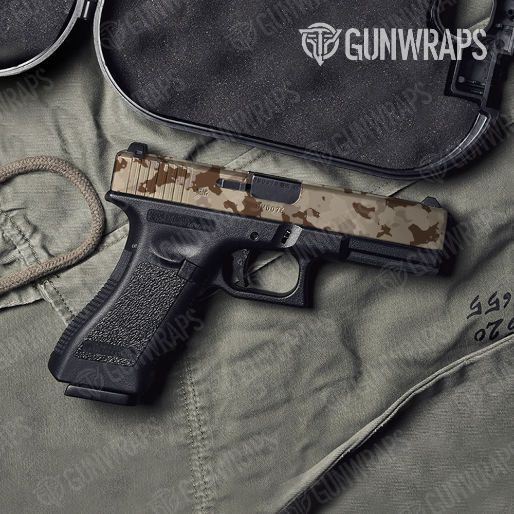 Cumulus Desert Camo Pistol Slide Gun Skin Vinyl Wrap