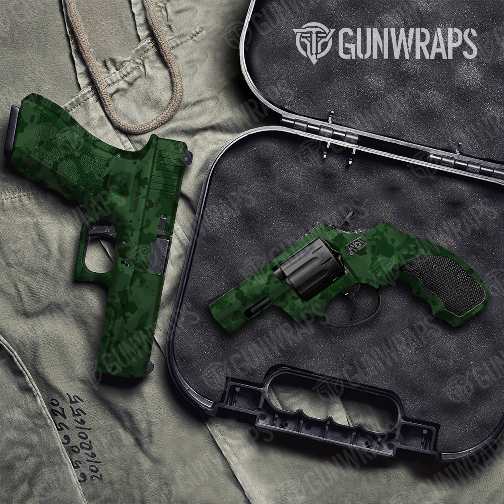 Cumulus Elite Green Camo Pistol & Revolver Gun Skin Vinyl Wrap