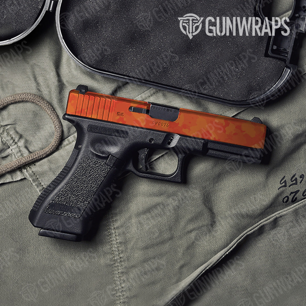Cumulus Elite Orange Camo Pistol Slide Gun Skin Vinyl Wrap