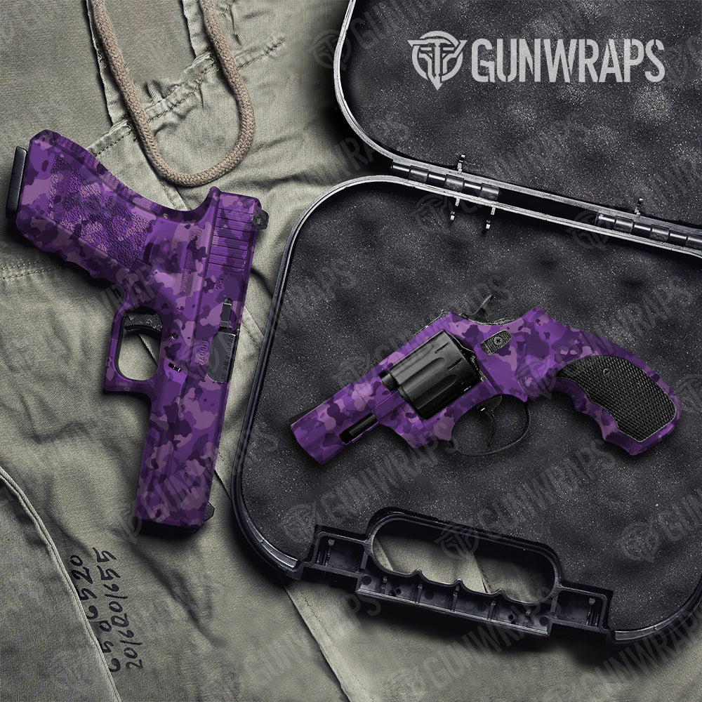 Cumulus Elite Purple Camo Pistol & Revolver Gun Skin Vinyl Wrap