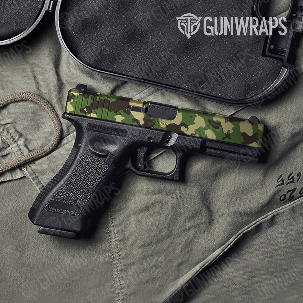 Cumulus Jungle Camo Pistol Slide Gun Skin Vinyl Wrap