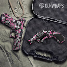 Cumulus Pink Tiger Camo Pistol & Revolver Gun Skin Vinyl Wrap