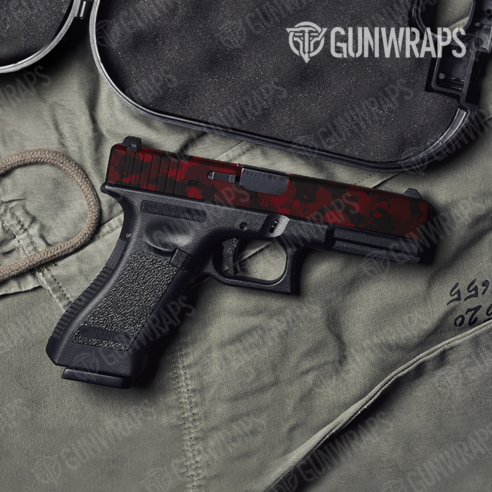 Cumulus Vampire Red Camo Pistol Slide Gun Skin Vinyl Wrap