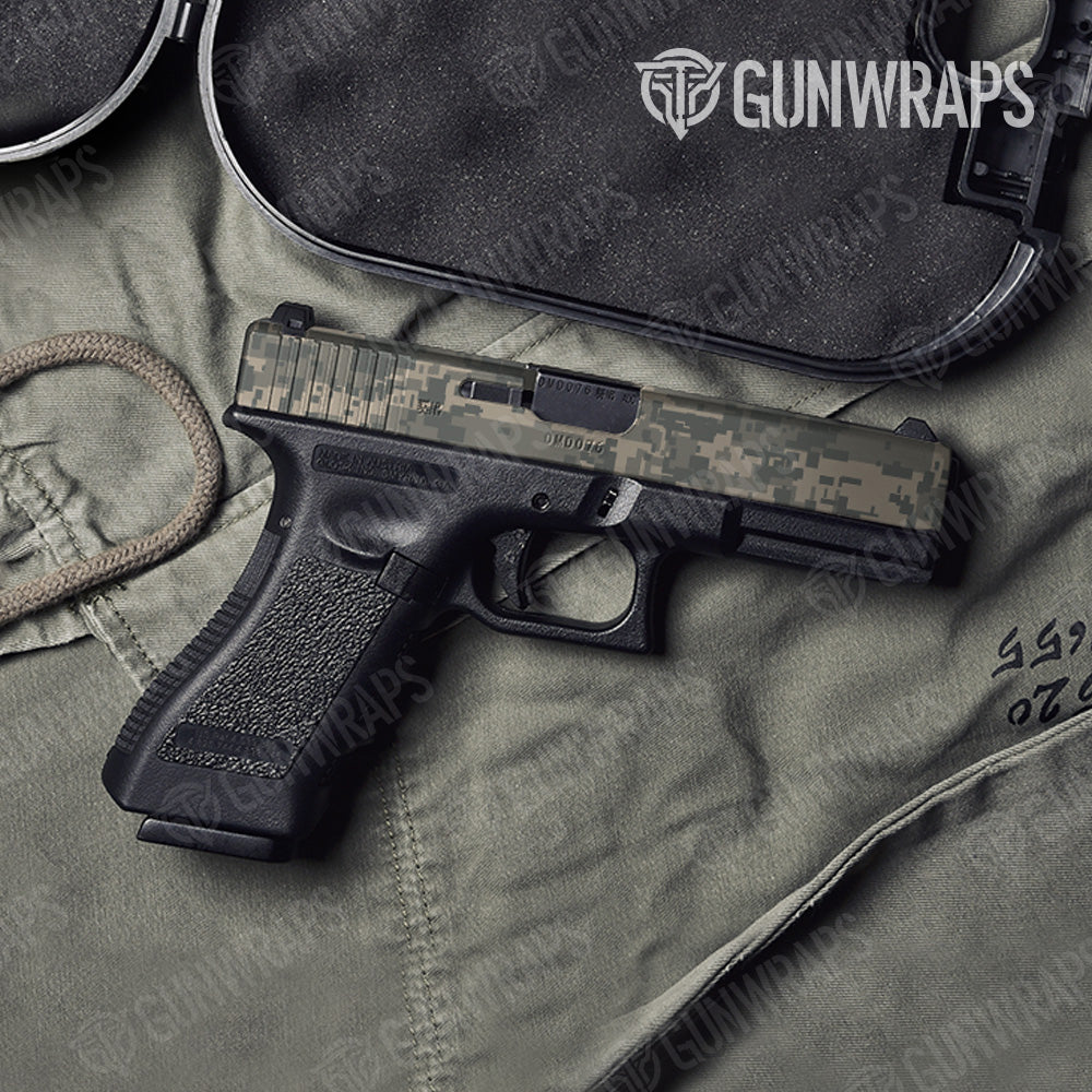 Digital Army Camo Pistol Slide Gun Skin Vinyl Wrap