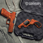 Erratic Elite Orange Camo Pistol & Revolver Gun Skin Vinyl Wrap