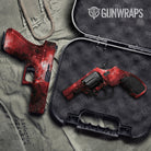 Galaxy Red Pistol & Revolver Gun Skin Vinyl Wrap