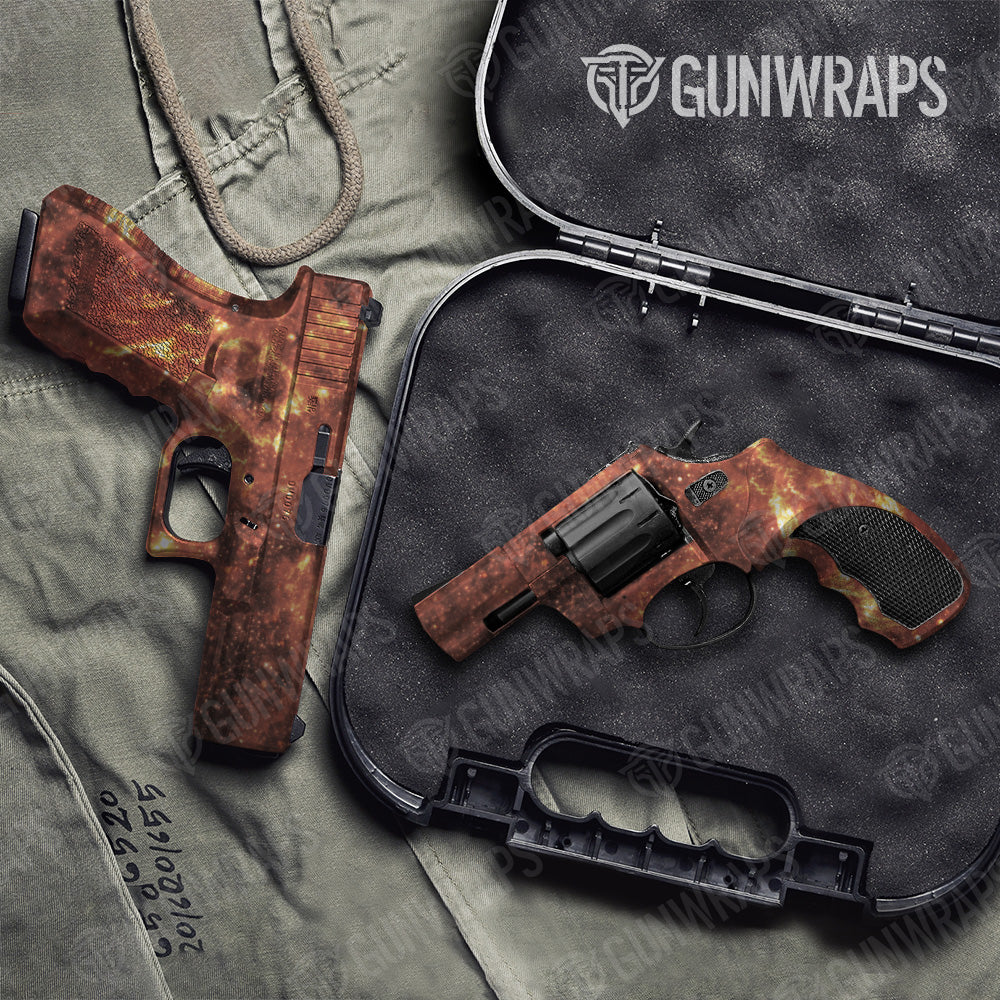 Galaxy Solar Flare Pistol & Revolver Gun Skin Vinyl Wrap