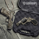 Nature Lifeless Woods Buck Skull Camo Pistol & Revolver Gun Skin Vinyl Wrap