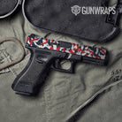 Ragged America Camo Pistol Slide Gun Skin Vinyl Wrap