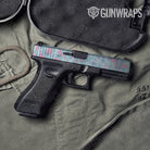 Ragged Cotton Candy Camo Pistol Slide Gun Skin Vinyl Wrap