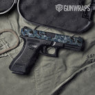 Ragged Navy Camo Pistol Slide Gun Skin Vinyl Wrap