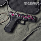 Ragged Magenta Tiger Camo Pistol Slide Gun Skin Vinyl Wrap