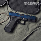 Sharp Elite Blue Camo Pistol Slide Gun Skin Vinyl Wrap