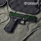 Sharp Elite Green Camo Pistol Slide Gun Skin Vinyl Wrap