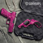 Sharp Elite Magenta Camo Pistol & Revolver Gun Skin Vinyl Wrap