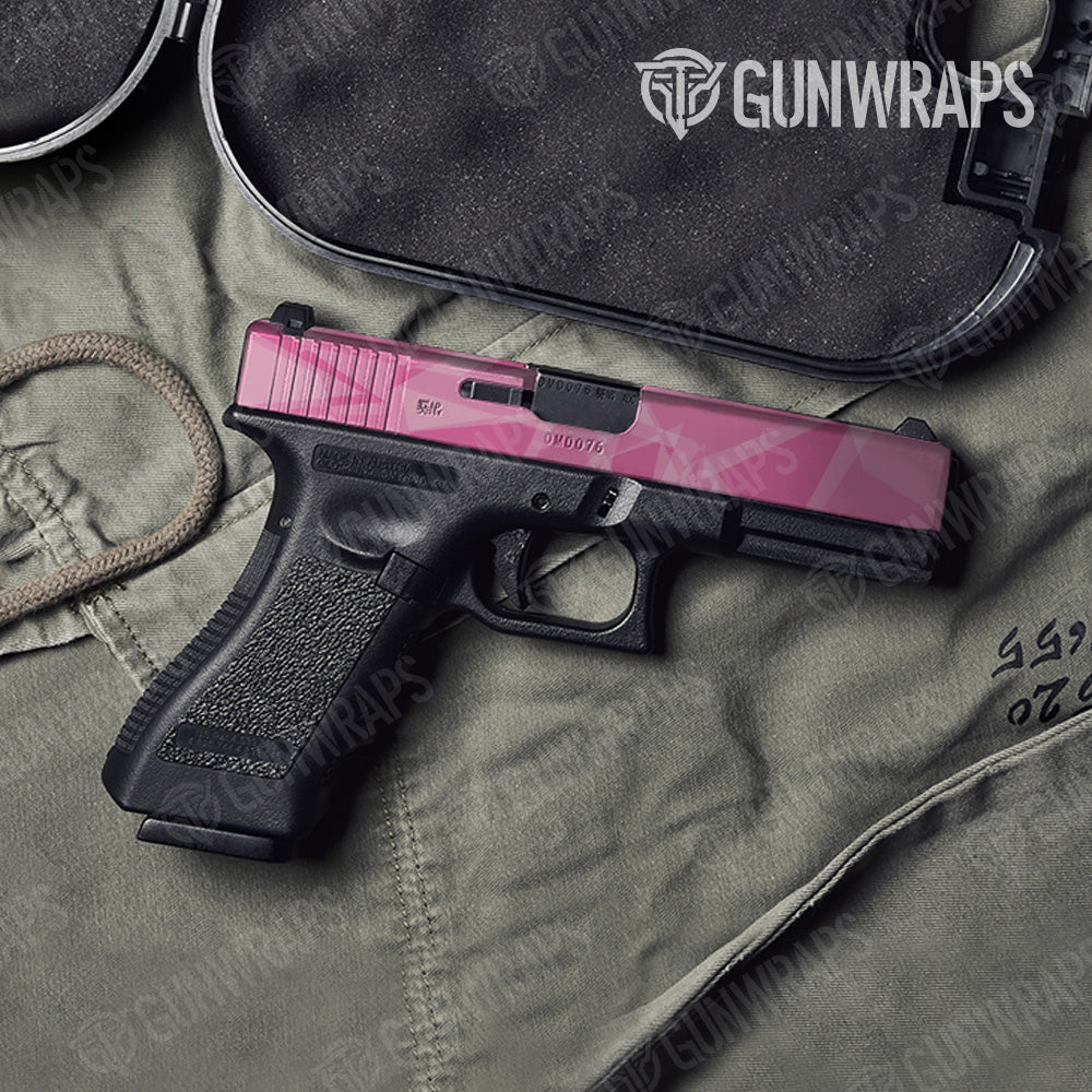 Sharp Elite Pink Camo Pistol Slide Gun Skin Vinyl Wrap