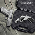 Sharp Elite White Camo Pistol & Revolver Gun Skin Vinyl Wrap