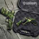 Sharp Jungle Camo Pistol & Revolver Gun Skin Vinyl Wrap