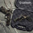 Sharp Militant Blood Camo Pistol & Revolver Gun Skin Vinyl Wrap