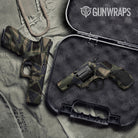 Sharp Militant Blue Camo Pistol & Revolver Gun Skin Vinyl Wrap