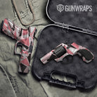 Sharp Pink Camo Pistol & Revolver Gun Skin Vinyl Wrap