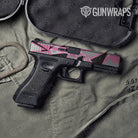 Sharp Pink Tiger Camo Pistol Slide Gun Skin Vinyl Wrap