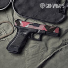 Shattered Pink Camo Pistol Slide Gun Skin Vinyl Wrap