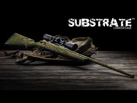 Rifle Substrate Savannah Stalker Camo Gun Skin Vinyl Wrap Film