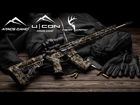 A-TACS UCON Stealth Camo Gun Skin Vinyl Wrap Film for Tactical –