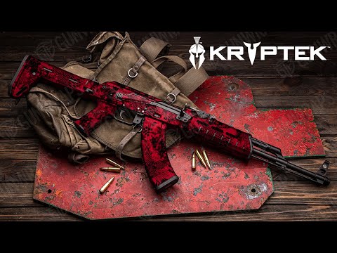 AK 47 Kryptek Obskura Glacier Camo Gun Skin Vinyl Wrap